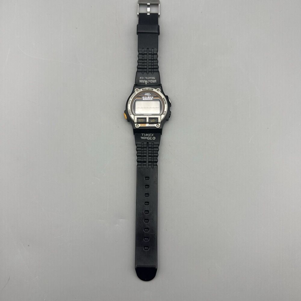 1990s TIMEX IRONMAN Triathlon Indiglo MEN'S WATCH VTG 737-A Untested